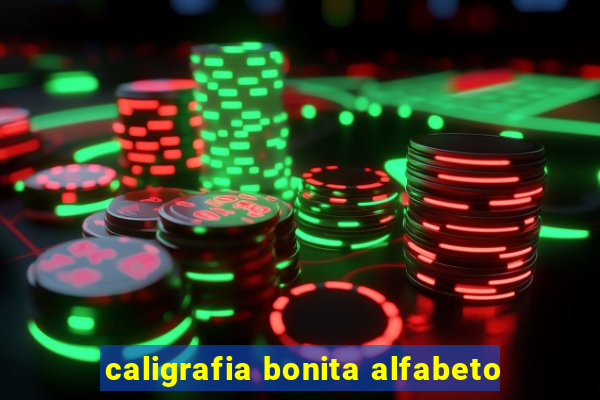 caligrafia bonita alfabeto